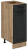 Küchenunterschrank R-Line Anthrazit Landhaus 30 cm ohne Arbeitsplatte Vicco Bild 4