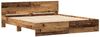 vidaXL Bettrahmen mit Kopfteil Altholz 203 x 185 x 70 cm Holzwerkstoff 3378499 Bild 4