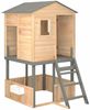 vidaXL Spielturm Dunkelgrau Massivholz Tanne 3376142 Bild 4