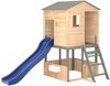 vidaXL Spielturm Dunkelgrau Massivholz Tanne 3376142 Bild 2