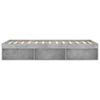 vidaXL Bettgestell Betongrau 180x200 cm 3203883 Bild 2