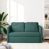 vidaXL Bodensofa mit Schlaffunktion Dunkelgrün 112x174x55 cm Stoff 353968 Bild 3