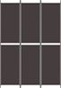 vidaXL 3-tlg. Paravent Braun 150x220 cm Stoff 350243 Bild 3