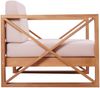 Loungesessel Molveno aus Teak mit Armlehnen und Auflagen von Teako Design Bild 3