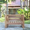 Loungesessel Molveno aus Teak mit Armlehnen und Auflagen von Teako Design Bild 5
