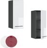 Hängeschrank Fame-Line Weiß Hochglanz 30 cm Vicco Bild 5