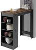 Bartisch Stehtisch Bistrotisch Küchentisch MOJITO Old Style / Betonoxid grau ca. 115 x 103 x 50 cm Bild 5