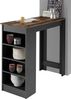 Bartisch Stehtisch Bistrotisch Küchentisch MOJITO Old Style / Betonoxid grau ca. 115 x 103 x 50 cm Bild 4