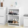 SoBuy FSR78-W Schuhschrank, MDF, Lackiert, Weiß, 54 x 83 x 24 cm Bild 4