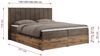 Boxspringbett, Schlafzimmerbett, Bettkasten - BELLISSIMO - 160 x 200 cm - Braun Velvet - H4 Bild 5