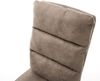 Esszimmerstuhl Pela-Flex Mikrofaser Taupe Vintage Kufengestell Edelstahl Taschenfederkern Bild 4