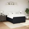 vidaXL Boxspringbett mit Matratze Schwarz 160x200 cm Samt 3285652 Bild 3