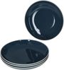 4er Set Linus blau Kuchenteller Dessertteller Frühstück skandinavisch maritim Bild 2