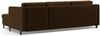 Micadoni Schlaf-Ecksofa Gloria 4-Sitzer Links Samt Schokolade 205x140 Bild 3