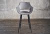 KAWOLA Barhocker ZAJA Barstuhl Sitzhöhe 76 cm Velvet grau 114 x 59 x 57 cm Bild 2