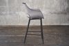 KAWOLA Barhocker ZAJA Barstuhl Sitzhöhe 76 cm Velvet grau 114 x 59 x 57 cm Bild 4