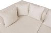 Sofa-Garnitur HWC-Q28, L-Sofa Couch Loungesofa, Stoff Chenille (270 g/m²) Liegefläche links 60x310x150cm ~ creme Bild 5