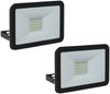 10 Watt LED Strahler ALU, 2er SET 5000 Kelvin Neutralweiß, IP65, 9x12cm Bild 2