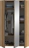 Tofta Kleiderschrank 3-türig in Artisan Eiche Nachbildung Bild 4