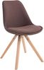 4er Set Besucherstuhl Toulouse Stoff Square Natura [320913] Bild 3