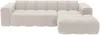 Vente-unique - CALESO Sofa Stoff Beige - B 163 cm x H 69,5 cm x L 284 cm Bild 2