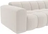 Vente-unique - CALESO Sofa Stoff Beige - B 163 cm x H 69,5 cm x L 284 cm Bild 4