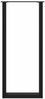 vidaXL Bartischbeine U-Form 2 Stk. Schwarz 50x(110-111) cm Stahl 4013244 Bild 5