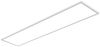 ZMH LED Deckenleuchte LED 3000-6500K dimmbar 100/120cm Schwarz/Weiß Deckenlampe, Augenschutz, LED fest integriert, warmweiß, neutralweiß, kaltweiß, 40W Rechteckig 4100LM Timer Memory Bürolampe Bild 2