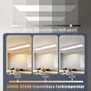 ZMH LED Deckenleuchte LED 3000-6500K dimmbar 100/120cm Schwarz/Weiß Deckenlampe, Augenschutz, LED fest integriert, warmweiß, neutralweiß, kaltweiß, 40W Rechteckig 4100LM Timer Memory Bürolampe Bild 3