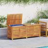 vidaXL Gartenbox mit Lüftungsschlitzen 150x50x56 cm Massivholz Akazie 365842 Bild 3