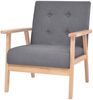 vidaXL Sofa-Set 2-tlg. Stoff Dunkelgrau [274923] Bild 4