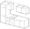 Küchenzeile Optima Edelgrau/Weiß 270 cm ohne Arbeitsplatte Vicco Bild 3