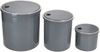 3er Set Oskar Vorratsdose S M & L in Grau Kartoffeln Zwiebeln Knoblauch Bild 4