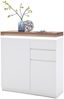 Schuhschrank >Lisa< in Asteiche aus MDF - 91x97x38cm (BxHxT) Bild 2