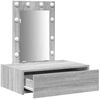 vidaXL Schminktisch mit Schubladen Grau 60 x 40 x 70 cm Holzwerkstoff 865222 Bild 4