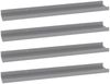 vidaXL Wandregale 4 Stk. Grau 60x9x3 cm 326675 Bild 2