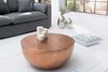 Stylischer Couchtisch MARTELLO No. 1 Aluminium ca. 60cm kupfer Hammerschlag Bild 2