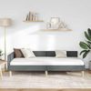 vidaXL Eckbettgestell Dunkelgrau 100 x 200 cm Stoff 42016126 Bild 3