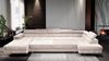 Muffo Ecksofa WILD MAXI U, elegante Metallbeine, verstellbare Kopfstützen, 2x Bettkasten, mit Schlaffunktion Bild 2