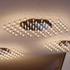 s.luce Atom eckige LED Effekt Wand- & Deckenleuchte Schwarzchrom Ø 80cm Bild 5