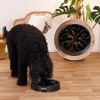 lionto Antischlingnapf für Hunde & Katzen mit Anti-Rutsch-Füßen, spülmaschinenfest & robust, 30 cm, schwarz Bild 2