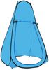 vidaXL Pop-Up Duschzelt Blau 93067 Bild 2