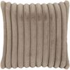 MAGMA Kissenhülle RAYA Fellimitat Streifen Look taupe ca. 45 x 45 cm Bild 3