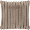 MAGMA Kissenhülle RAYA Fellimitat Streifen Look taupe ca. 45 x 45 cm Bild 5