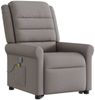 vidaXL Massagesessel mit Aufstehhilfe Taupe Stoff 3303331 Bild 5
