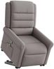 vidaXL Massagesessel mit Aufstehhilfe Taupe Stoff 3303331 Bild 3