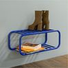 Spinder Retro Schuhregal Stahl Ultramarine 70er Jahre Stil Bild 4