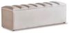 abc bedding Boxspringbett JAZZLYN Beige Samt Voll-orthopädisch mit Bettkasten Stauraum Bild 4