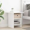 vidaXL Nachttisch 2 pcs Weiß 41 x 40 x 45 cm Holzwerkstoff 8000437 Bild 4