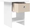 vidaXL Nachttisch 2 pcs Weiß 41 x 40 x 45 cm Holzwerkstoff 8000437 Bild 5